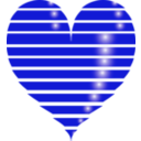 download Red Heart clipart image with 270 hue color