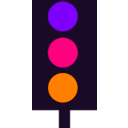 download Traffic Light clipart image with 270 hue color