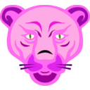 download Lion Face clipart image with 270 hue color