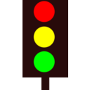 download Traffic Light clipart image with 0 hue color