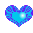 download Red Heart clipart image with 225 hue color