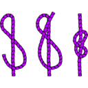 download Tying Knots clipart image with 225 hue color