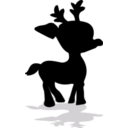 download Gazelle Icon clipart image with 90 hue color