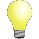 download Light Bulb clipart image with 0 hue color