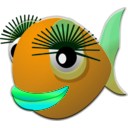 download Bluefish clipart image with 180 hue color