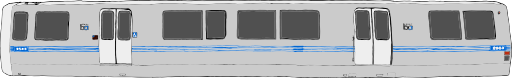 Bart Train Exterior