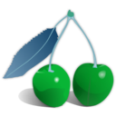 download Cherries clipart image with 135 hue color