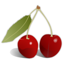 download Cherries clipart image with 0 hue color