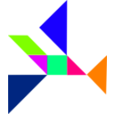 download Tangram1 clipart image with 270 hue color