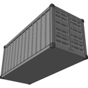 download Cantocore Shipping Container clipart image with 315 hue color