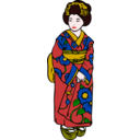 Woman In Kimono