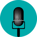 download Entertainment Microphone clipart image with 180 hue color