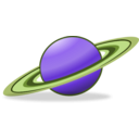 download Saturn Icon clipart image with 45 hue color