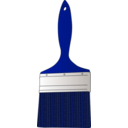 download Paint Brush clipart image with 180 hue color