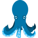 download Octopus clipart image with 270 hue color