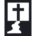 download Calvary Silhouette clipart image with 180 hue color