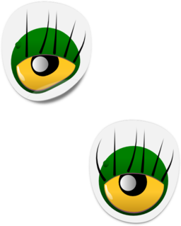 Monster Eye Sticker 2
