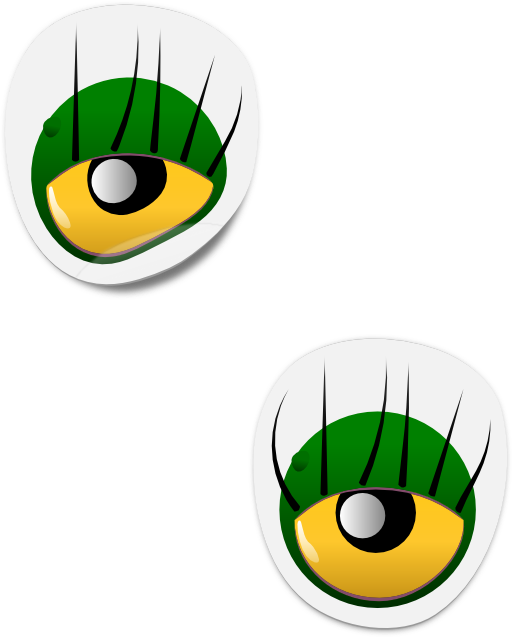 Monster Eye Sticker 2