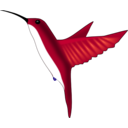 download Hummingbird clipart image with 225 hue color