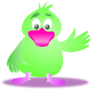 download Bird clipart image with 270 hue color