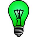 download Light Bulb clipart image with 90 hue color