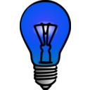 download Light Bulb clipart image with 180 hue color