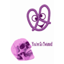 download The Twist clipart image with 270 hue color