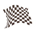 download Chequered Flag Abstract Icon clipart image with 180 hue color