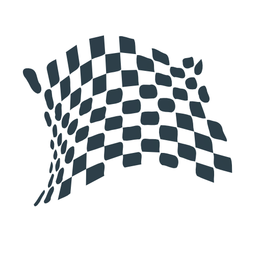 Chequered Flag Abstract Icon