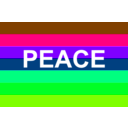 download Italian Peace Flag clipart image with 90 hue color