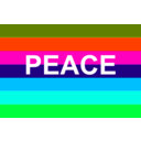 download Italian Peace Flag clipart image with 135 hue color