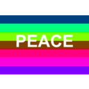 download Italian Peace Flag clipart image with 270 hue color
