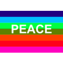 download Italian Peace Flag clipart image with 315 hue color