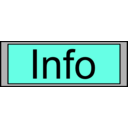 download Digital Display With Info Text clipart image with 90 hue color