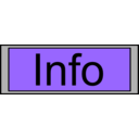 download Digital Display With Info Text clipart image with 180 hue color