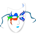 download Maskcaj clipart image with 180 hue color