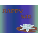 download Happy Eid clipart image with 270 hue color