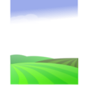 download Landscape clipart image with 45 hue color