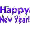 download Happy New Year clipart image with 45 hue color