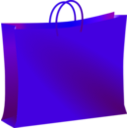 download Blue Bag clipart image with 45 hue color
