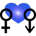 download Love Icon clipart image with 225 hue color