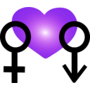 download Love Icon clipart image with 270 hue color