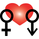 download Love Icon clipart image with 0 hue color