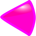 download 1leftarrow clipart image with 270 hue color