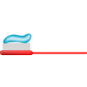 download Toothbrush clipart image with 0 hue color