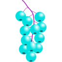 download Redcurrant clipart image with 180 hue color