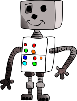 Childlike Robot White