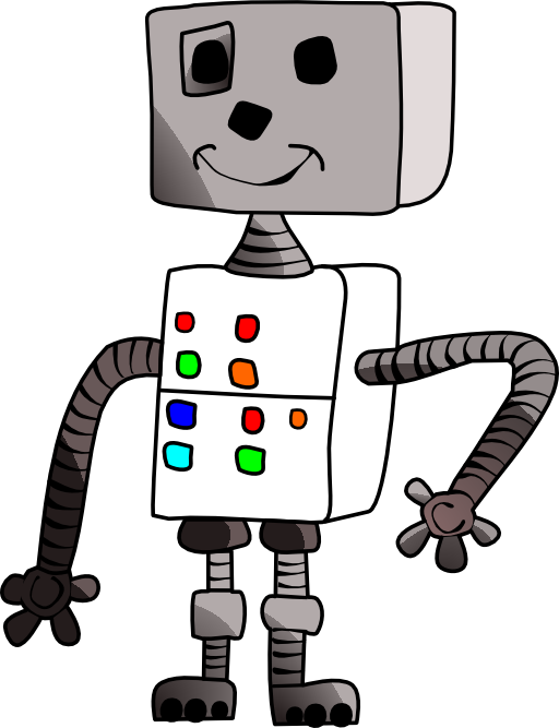 Childlike Robot White