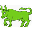 download Red Bull 2 clipart image with 90 hue color