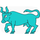 download Red Bull 2 clipart image with 180 hue color